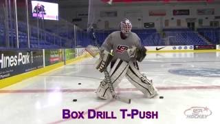 Goaltender Drill of the Month Box Movement Drill [upl. by Hoxie]