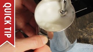 How to AutoFroth Milk for Lattes [upl. by Duhl]