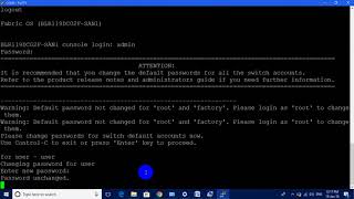 Brocade switch initial configuration setup [upl. by Learrsi530]