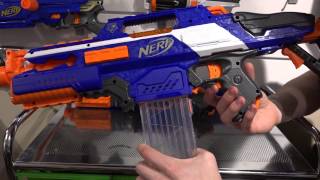 NERF NStrike Elite XD Rapidstrike cs18 unboxing and review [upl. by Loggins]