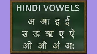 Hindi Vowels Pronunciation  Learn Hindi Alphabets [upl. by Semreh]