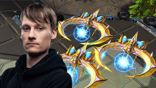 Serral Shocked by TEXTBOOK Protoss Lategame [upl. by Randene]