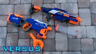 VS Nerf Rapidstrike vs Nerf Hyperfire  Which is Better [upl. by Lorenzo552]