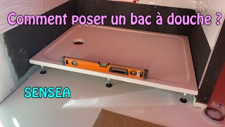 Comment poser un bac à douche Sensea [upl. by Valery]