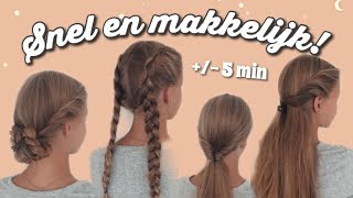 BACK TO SCHOOL HAARSTIJLEN ✩ Lydia Elisabeth [upl. by Thomas]