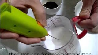 How To Make Latte Art with Mini Milk Frother [upl. by Trainer]