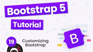 Bootstrap 5 Crash Course Tutorial 19  Customizing Bootstrap [upl. by Aiouqahs]