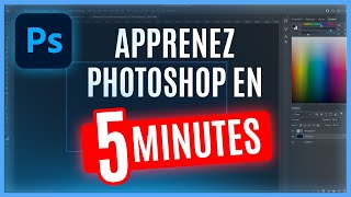 Apprendre Photoshop en 5 MINUTES  Tutoriel débutant [upl. by Erehpotsirhc]