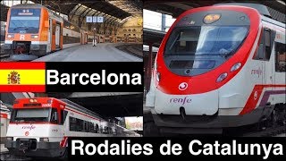 Regional trains in Barcelona Madrid [upl. by Ahsiuqram]