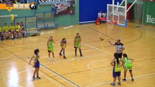 FINAL LIGA REGULAR BALOCESTO MINI BASKET FEMENINO  CB JUVENTUD vs CD SAN DANIEL [upl. by Esta]