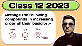 Arrange the following compounds in increasing order of their basicity aniline pnitroaniline [upl. by Island589]