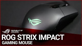 ROG Strix Impact Gaming Mouse Overview [upl. by Landahl143]