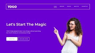 How To Make Website Using HTML CSS Bootstrap Complete Website Design [upl. by Rotce]