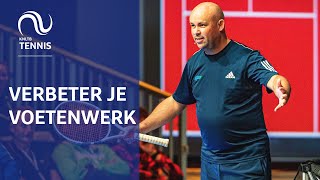 Drills voor fantastisch voetenwerk  KNLTB Tennistips [upl. by Nosreffej]