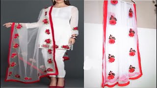 Latest Designer Dupatta Making At Home 2020 [upl. by Cheslie]