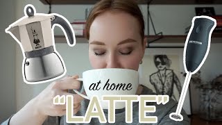 HOW TO MAKE A quotLATTEquot AT HOME moka pot  frother [upl. by Eki]