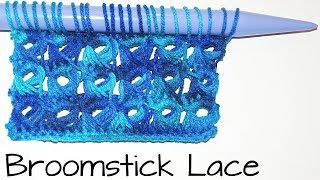 Crochet Broomstick Lace Scarf Pattern  Crochet StepbyStep Tutorial [upl. by Bradstreet]