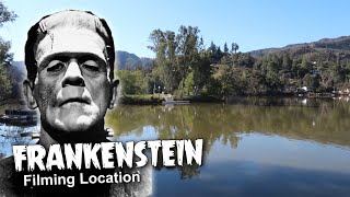 Frankenstein 1931 Filming Location  The Lake and Boris Karloff’s HOLLYWOOD Star [upl. by Stagg620]