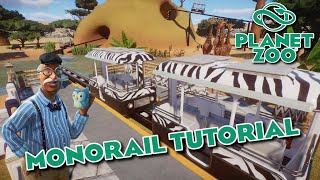 Planet Zoo Monorail Tutorial with ZookeeperChris  Troubleshooting Hints Tips amp Tricks [upl. by Ttoille]