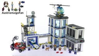 Lego City 60141 Police Station  Lego Speed Build Review [upl. by Gerita]