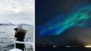 TROMSØ Fjord cruise amp Northern lights  vlog 37 [upl. by Dee Dee]