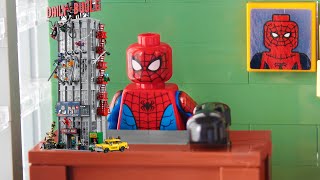 Building the new LEGO Daily Bugle 76178 [upl. by Elliot50]