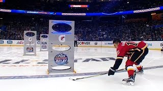 2018 NHL AllStar Skills Competition Puck Control Relay [upl. by Parry903]