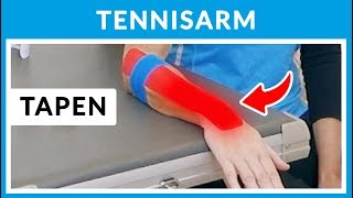 Tennisellenbogen  Tennisarm KinesioTape  Übungen Teil 2 [upl. by Ilona]