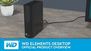 WD Elements Desktop  Official Product Overview [upl. by Imoen]