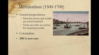 Liberalism Mercantilism and Political Economy [upl. by Wachter]