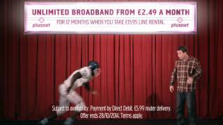 Plusnet Unlimited Broadband  American Football [upl. by Enilkcaj887]