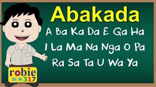 Abakada Song Tagalog Nursery Rhymes  Learn Old Filipino Alphabet  robie317 [upl. by Litsyrk]