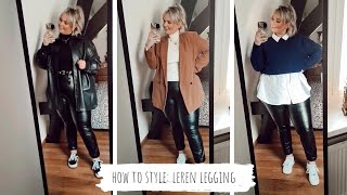 HOW TO STYLE LEREN LEGGING  CURVY FASHION STYLING TIPS  Hilde van Loenhout [upl. by Lachlan]