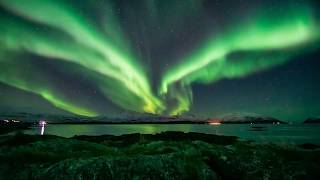 Northern Lights in Tromsø Norway  Aurora Borealis Timelapse Zeitraffer Polarlichter [upl. by Lianna]