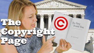 Self Publishing Basics for the Copyright Page [upl. by Kall]