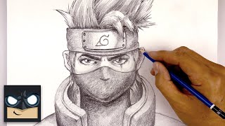 How To Draw Kakashi  Sketch Tutorial [upl. by Milburt]