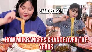 how mukbangers CHANGE over the years [upl. by Elcin]